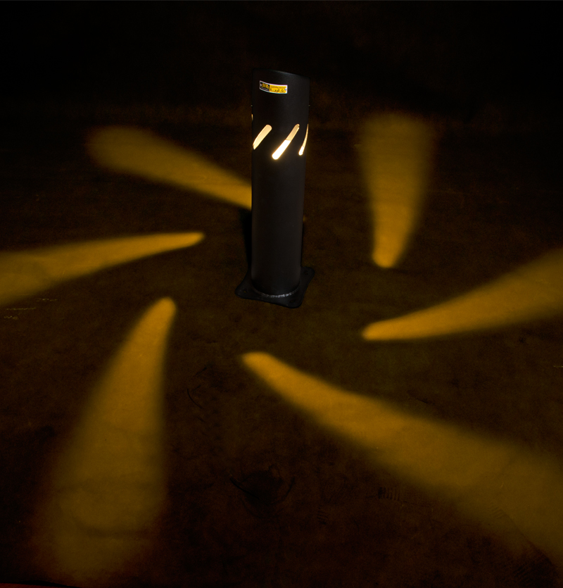 پایه چراغ چمنی گلبرگ